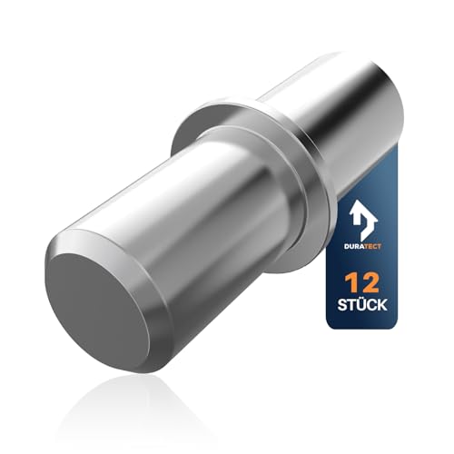 Duratect Regalbodenträger 5mm [12 Stück] Regalhalter und Bodenträger mit Haltering von Duratect