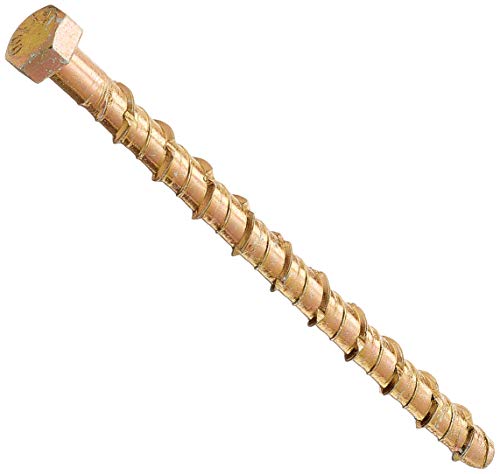 Duratool 10THB6100 Mauerschraube, 6 mm x 100 mm, 10 Stück von Duratool