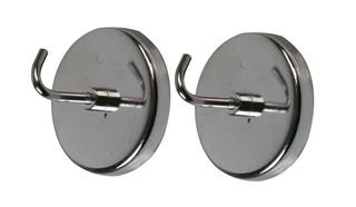 Duratool D02132 Magnethaken, Metall, 51 mm, 2 Stück von Duratool