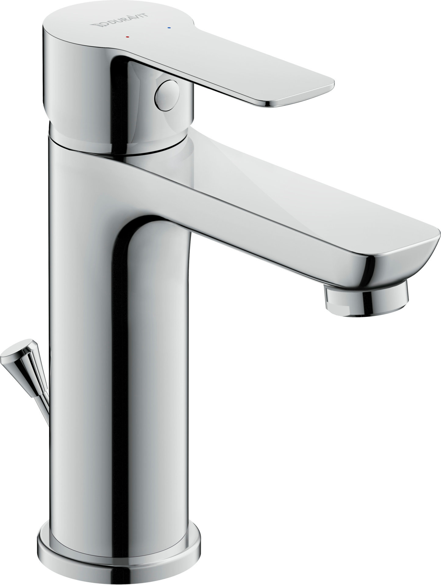 Duravit A.1 M Waschtischmischer, mit Ablaufgarnitur, Ausladung 107mm, A11020001 von Duravit AG