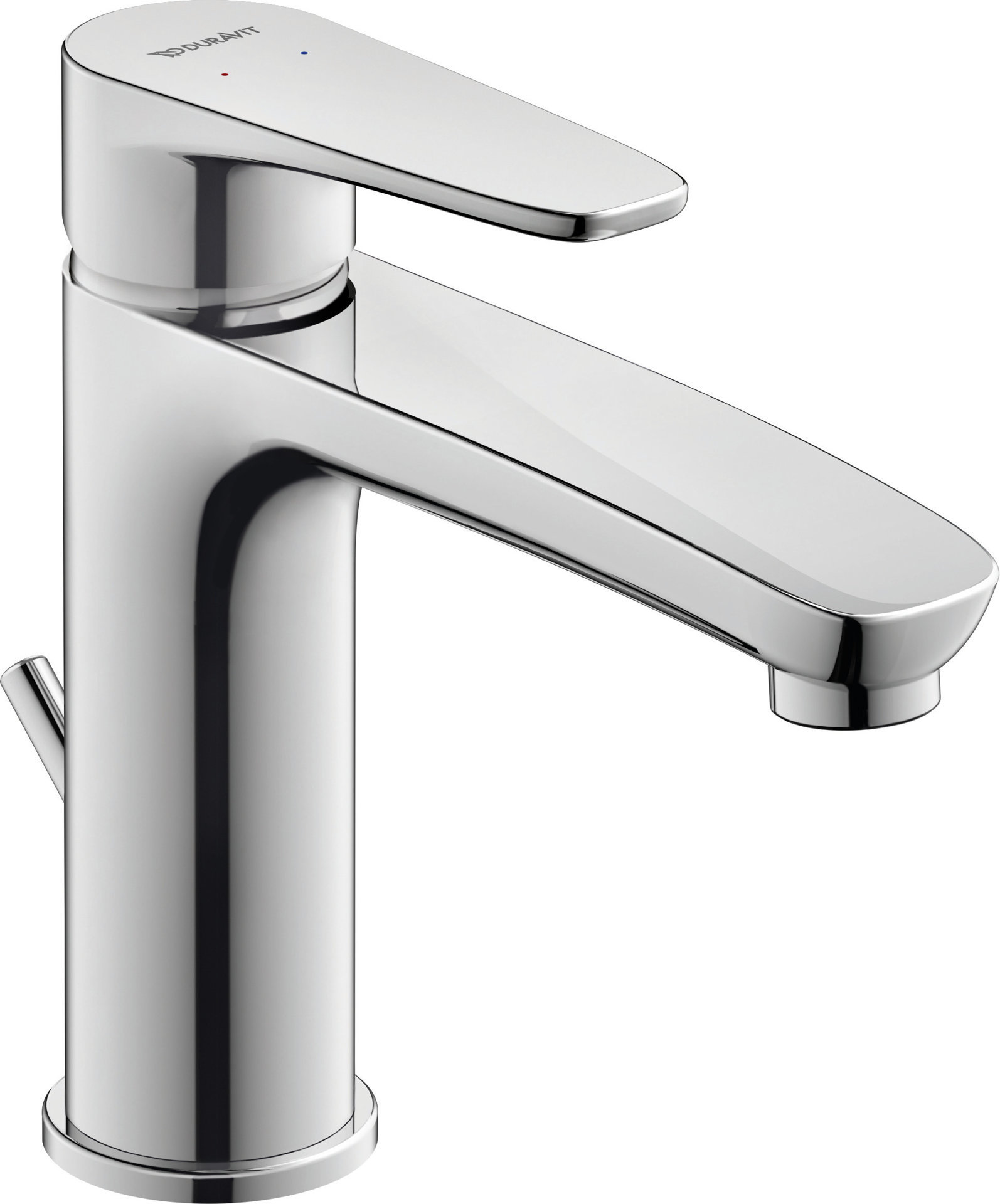 Duravit B.1 Einhebel-Waschtischmischer M, mit Ablaufgarnitur, Ausladung 139mm von Duravit AG