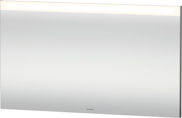 Duravit Best Spiegel mit Beleuchtung, mit Sensorschaltung, Dimmfunktion, Spiegelheizung, LED Randlichtfeld oben, Länge: 1200mm - LM7858D0000 von Duravit AG
