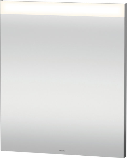 Duravit Best Spiegel mit Beleuchtung, mit Sensorschaltung, Dimmfunktion, Spiegelheizung, LED Randlichtfeld oben, Länge: 600mm von Duravit AG
