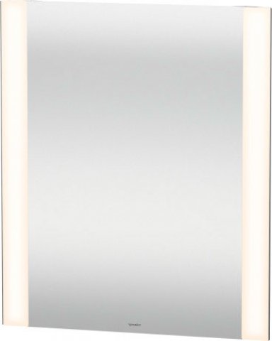 Duravit Best Spiegel mit Beleuchtung, mit Sensorschaltung, Spiegelheizung, LED Randlichfelder seitlich, Länge: 600mm von Duravit AG