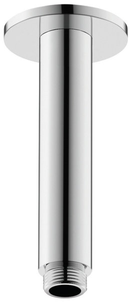 Duravit Brausearm Deckenanschluss 125 mm, runde Rosette, Farbe: Chrom von Duravit AG