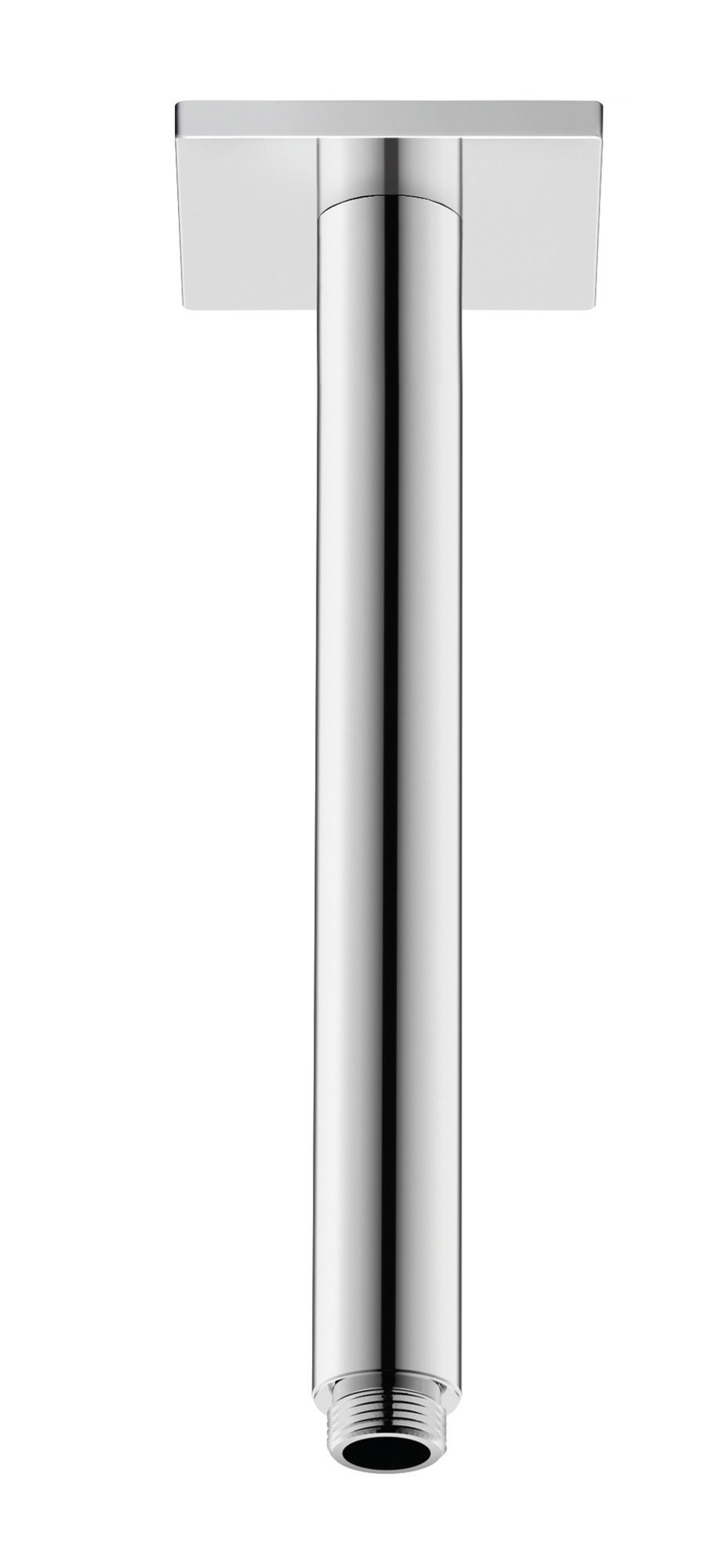 Duravit Brausearm Deckenanschluss 225 mm, eckige Rosette, chrom von Duravit AG