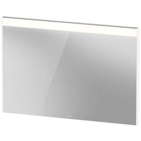 Duravit Brioso Spiegel 102,0 x 4,5 cm mit LED- Beleuchtung, Farbe (Front/Korpus): Basalt Matt Dekor, Griff Basalt Matt von Duravit AG