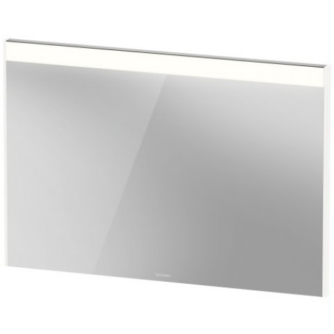 Duravit Brioso Spiegel 102,0 x 4,5 cm mit LED- Beleuchtung, Farbe (Front/Korpus): Betongrau Matt Dekor, Griff Betongrau Matt von Duravit AG