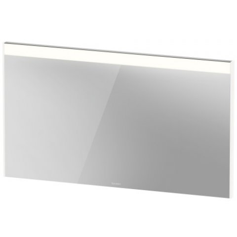Duravit Brioso Spiegel 122,0 x 3,5 cm mit LED- Beleuchtung, Farbe (Front/Korpus): Basalt Matt Dekor, Griff Basalt Matt - BR702404343 von Duravit AG