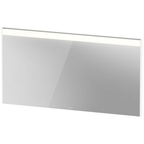 Duravit Brioso Spiegel 132,0 x 3,5 cm mit LED- Beleuchtung, Farbe (Front/Korpus): Basalt Matt Dekor, Griff Basalt Matt von Duravit AG