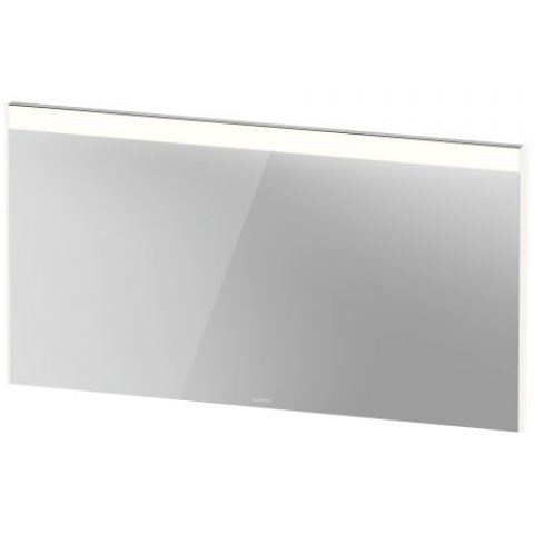 Duravit Brioso Spiegel 132,0 x 3,5 cm mit LED- Beleuchtung, Farbe (Front/Korpus): Betongrau Matt Dekor, Griff Betongrau Matt von Duravit AG