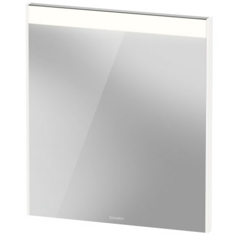 Duravit Brioso Spiegel 62,0 x 3,5 cm mit LED- Beleuchtung, Farbe (Front/Korpus): Taupe Matt Dekor, Griff Taupe Matt von Duravit AG