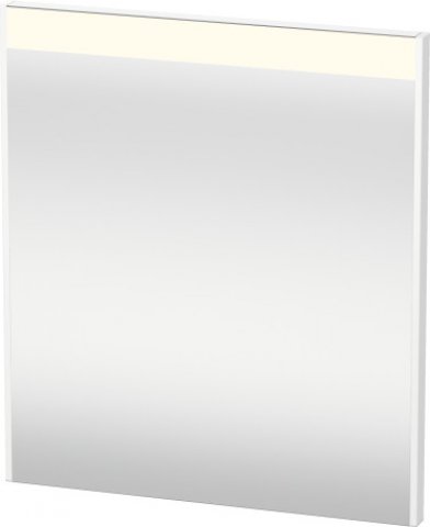 Duravit Brioso Spiegel 62,0 x 4,5 cm mit LED- Beleuchtung, inkl. Spiegelheizung, Farbe (Front/Korpus): Betongrau Matt Dekor, Griff Betongrau Matt - BR700100707 von Duravit AG