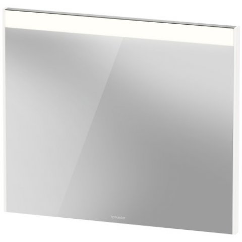 Duravit Brioso Spiegel 82,0 x 3,5 cm mit LED- Beleuchtung, Farbe (Front/Korpus): Basalt Matt Dekor, Griff Basalt Matt von Duravit AG
