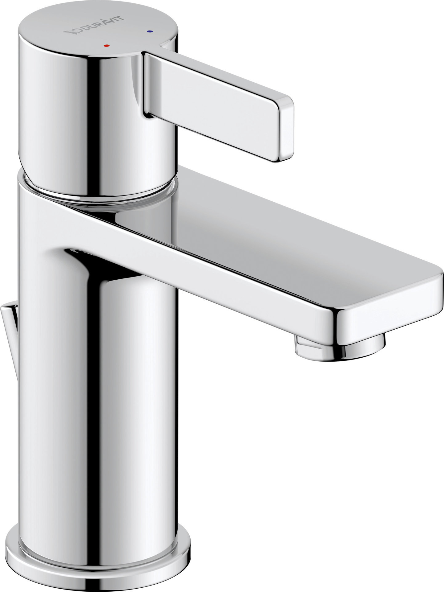 Duravit D-Neo Einhebel-Waschtischmischer S, Ausladung 94mm, mit Ablaufgarnitur, DE1010001010 von Duravit AG