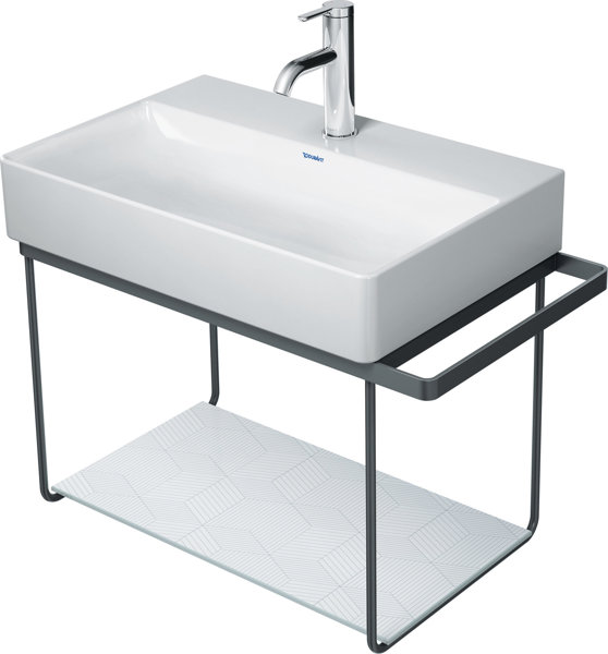 Duravit DuraSquare Metallkonsole 66,5x38,1cm, für Waschtisch  235660, Handtuchhalter, wandhängend, Farbe: Chrom von Duravit AG