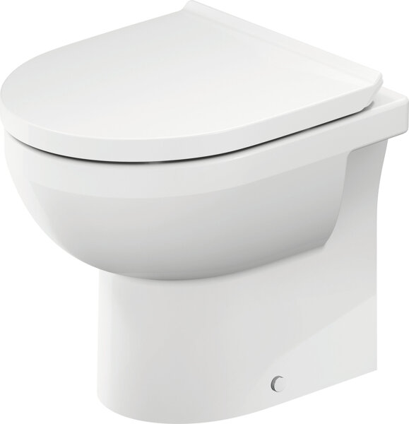 Duravit DuraStyle Basic Stand-WC Duravit Rimless®, Abgang waagrecht, für variablen Wasserzulauf, Farbe: Weiß von Duravit AG