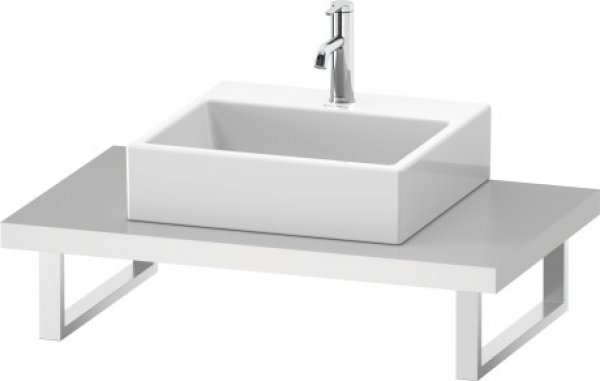 Duravit DuraStyle Konsole für Aufsatzbecken und Einbauwaschtische, Plattenstärke 45mm, Größe 1200x550mm, mit 1 Ausschnitt, Farbe (Front/Korpus): Europäische Eiche Dekor von Duravit AG