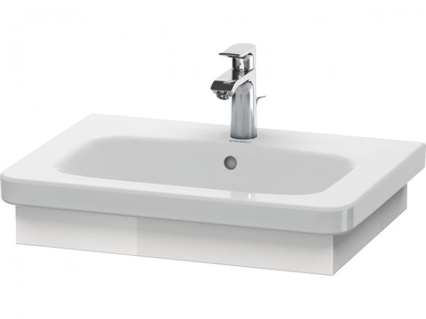 Duravit DuraStyle Waschtischblende 6080, 580mm, für DuraStyle, Farbe (Front/Korpus): Weiß Hochglanz Dekor von Duravit AG