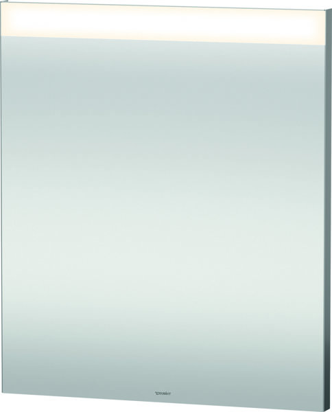 Duravit Good Spiegel mit Beleuchtung, mit Wandschaltung, LED Randlichtfeld oben, Länge: 600mm - LM783500000 von Duravit AG