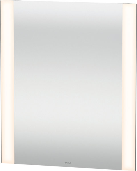 Duravit Good Spiegel mit Beleuchtung, mit Wandschaltung, LED Randlichtfelder seitlich, Länge: 1300mm - LM786900000 von Duravit AG