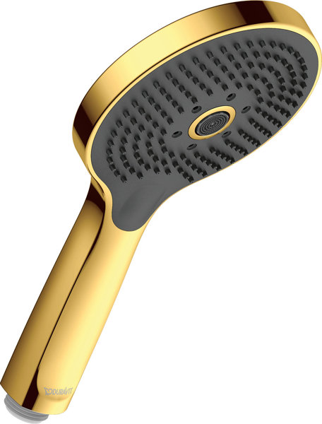 Duravit Handbrause 3jet Click! 120 MinusFlow, UV065201, Farbe: Gold Poliert von Duravit AG