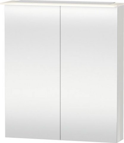 Duravit Happy D.2 Spiegelschrank 650mm 7593, 2 Türen, Farbe (Front/Korpus): Amerikanischer Nussbaum Echtholzfurnier von Duravit AG