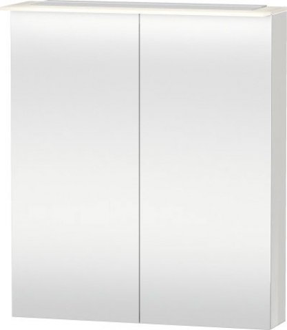 Duravit Happy D.2 Spiegelschrank 650mm 7593, 2 Türen, Farbe (Front/Korpus): Eiche Dunkel gebürstet Echtholzfurnier von Duravit AG