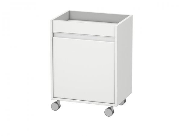 Duravit Ketho Rollcontainer 2530, 1 Holztür, Anschlag links, 500mm, Farbe (Front/Korpus): Pine Silver Dekor von Duravit AG