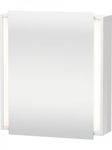 Duravit Ketho Spiegelschrank 7530, 1 Spiegeltür, Anschlag links, 650mm, Farbe (Front/Korpus): Weiß Hochglanz Dekor von Duravit AG