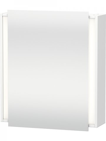 Duravit Ketho Spiegelschrank 7530, 1 Spiegeltür, Anschlag rechts, 650mm, Farbe (Front/Korpus): Weiß Hochglanz Dekor von Duravit AG