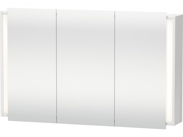 Duravit Ketho Spiegelschrank 7533, 1 Doppelspiegeltür und 1 Spiegeltür, 1200mm, Farbe (Front/Korpus): Weiß Hochglanz Dekor von Duravit AG