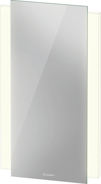 Duravit Ketho.2 Spiegel, LED-Beleuchtung seitlich, 400x700x33mm, K27070000000, Ausführung: ohne Spiegelheizung - K27070000000000 von Duravit AG