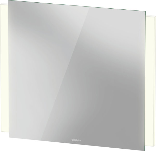 Duravit Ketho.2 Spiegel, LED-Beleuchtung seitlich, 800x700x33mm, K27072000000, Ausführung: ohne Spiegelheizung von Duravit AG