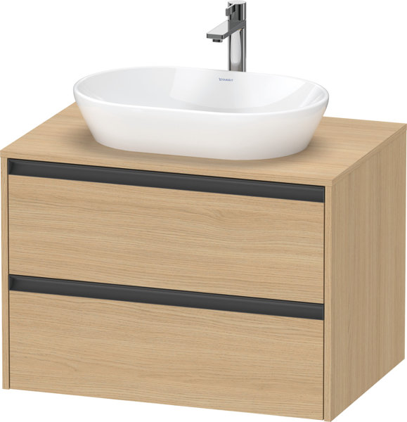 Duravit Ketho.2 Waschtischunterbau, 800x568x550mm, , K248950, Farbe: Eiche Natur von Duravit AG