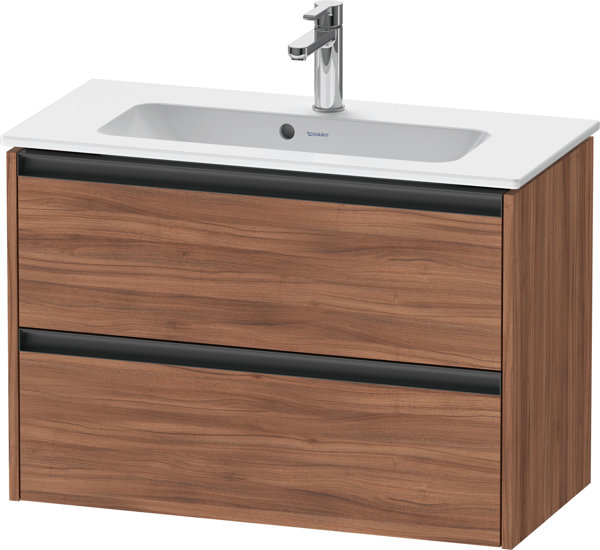 Duravit Ketho.2 Waschtischunterbau, Compact, 810x549x390mm, für ME by Starck 234283, K252560, Farbe: Nussbaum Natur Dekor von Duravit AG