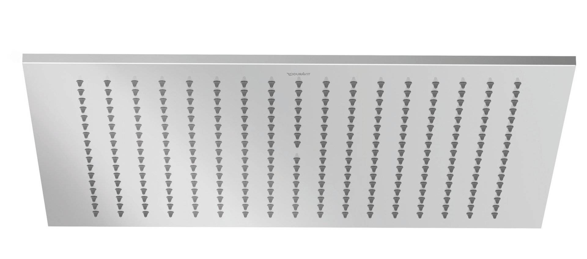 Duravit Kopfbrause 400 x 400 mm, 1 Strahlart, quadratisch, verstellbarer Winkel, Decken- oder Wandmontage von Duravit AG