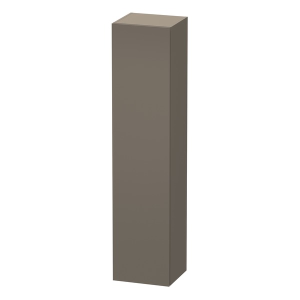 Duravit L-Cube Hochschrank, Breite 400mm, Tiefe 363mm, 1 Tür, Anschlag rechts, Farbe: Flannel Grey Seidenmatt Lack von Duravit AG