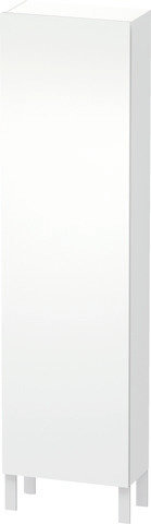Duravit L-Cube Hochschrank, Breite 500mm, Tiefe 243mm, 1 Tür, Anschlag links, Farbe: Weiß Matt Dekor von Duravit AG