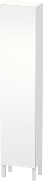 Duravit L-Cube Hochschrank Breite 400mm Tiefe 243mm, 1 Tür, Anschlag links, Farbe: Flannel Grey Hochglanz Lack von Duravit AG