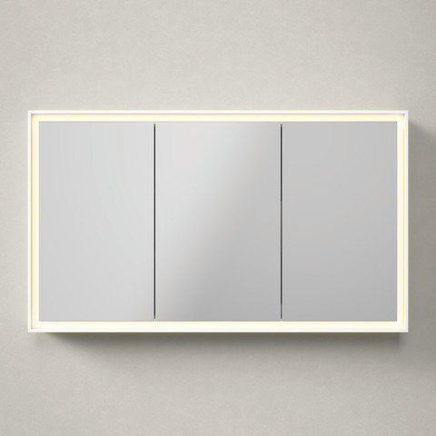 Duravit L-Cube Spiegelschrank mit LED-Beleuchtung, Breite 1200mm (Wandvorbau) von Duravit AG