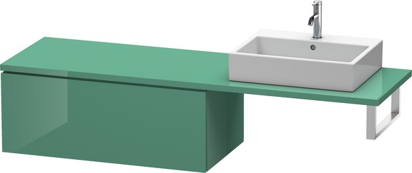 Duravit L-Cube Unterschrank für Konsole Breite 820mm, Tiefe 547mm, 1 Auszug, Farbe: Jade Hochglanz Lack von Duravit AG