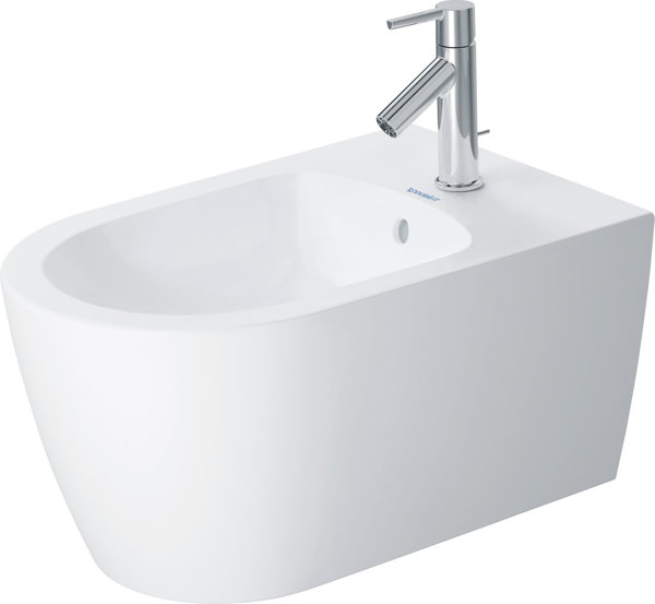 Duravit ME by Starck Wand-Bidet, Ausladung 570mm, Farbe: Weiß Seidenmatt mit Wondergliss von Duravit AG