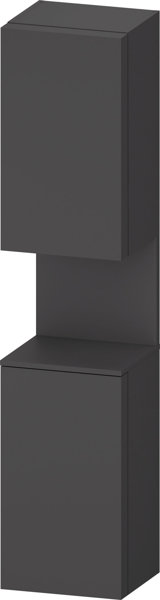 Duravit Qatego Hochschrank, Türanschlag links, 400x360x1760mm, Nische Graphit Matt, QA1346L49, Farbe: Graphit matt von Duravit AG