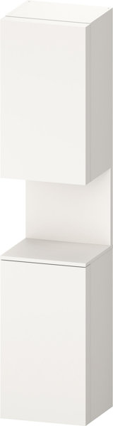 Duravit Qatego Hochschrank, Türanschlag rechts, 400x360x1760mm, Nische Weiß Supermatt, QA1346R84, Farbe: Weiß Supermatt von Duravit AG