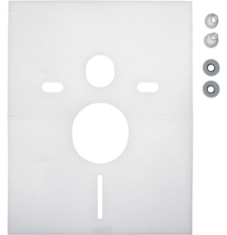 Duravit Schallschutz Set für Wand WC Starck 3 221509 von Duravit AG