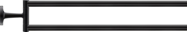 Duravit Starck T Handtuchhalter, zweiarmig, 009941 , Farbe: Schwarz Matt von Duravit AG