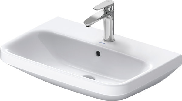 Duravit Waschtisch DuraStyle 65cm mit Überlauf, mit Hahnlochbank, 1 Hahnloch, Farbe: Weiß von Duravit AG