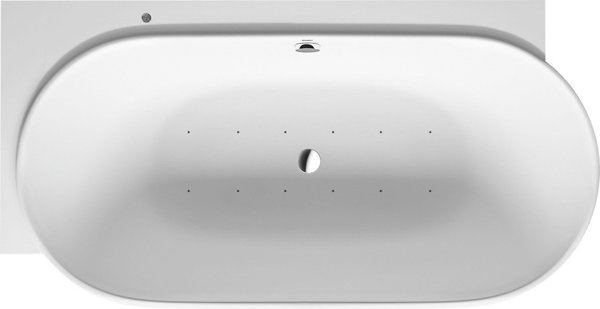Duravit Whirlpool Luv DuraSolid A 1800x950mm Ecke links, mit zwei Rückenschrägen, nahtlose Verkleidung, Gestell, Ab- und Überlaufgarnitur, Airsystem von Duravit AG