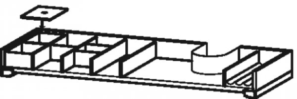 Duravit XSquare Einrichtungssystem für Schrankbreiten 101,0 cm, inkl. Siphonausschnitt, Farbe (Front/Korpus): Ahorn massiv von Duravit AG